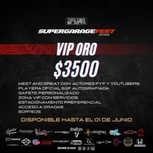 VIP ORO - DISPONIBLE HASTA EL 03 DE JUNIO